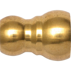 Loc-Line - Coolant Hose Adapters, Connectors & Sockets; Type: Adapter ; Hose Inside Diameter (Inch): 1/4 ; Thread Type: NonThreaded ; Connection Type: 10mm Ball Spherical (Fish Eye) ; Body Material: Brass ; Maximum Flow Rate (GPM): 4.17 - Exact Tooling
