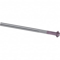 Magafor - 0.197" Cutter Head Diam, 0.079" Flat Width, Solid Carbide, Single Back Chamfer - Exact Tooling