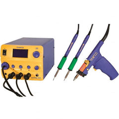 Hakko - Soldering Stations Type: Desolder-Solder-Solder Station Power Range/Watts: 410W - Exact Tooling