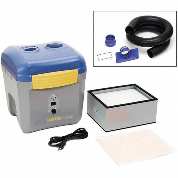 Hakko - Fume Exhausters Input Voltage: 120 VAC Type: Fume Extraction System - Exact Tooling