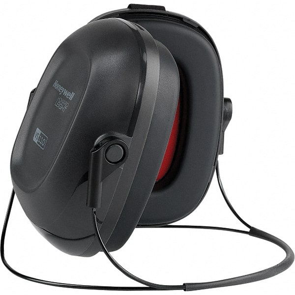 Earmuffs: 22 dB NRR Behind the Neck, Foam Cushion Foam Cushion, Gray Plastic Cups, ANSI S3.19-1974