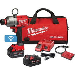 Milwaukee Tool - Cordless Impact Wrenches & Ratchets Voltage: 18.0 Drive Size (Inch): 7/16 - Exact Tooling