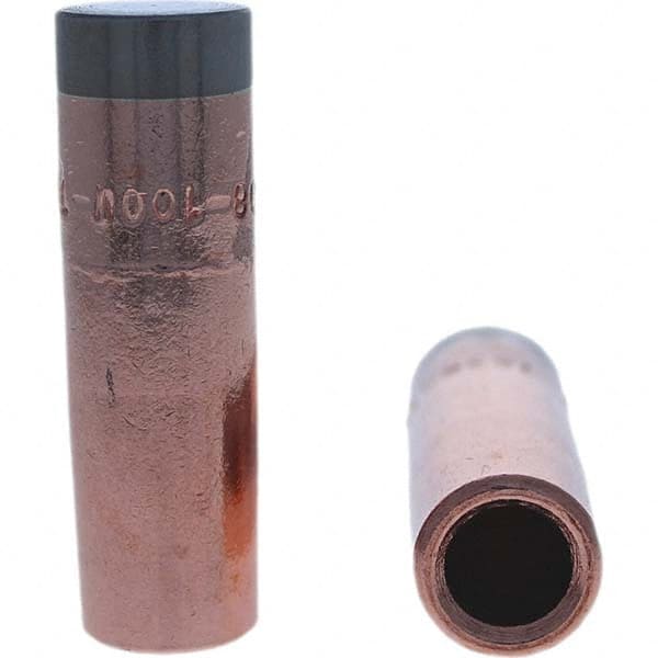 Tuffaloy - Spot Welder Tips For Use With: 5RW Electrode Holder Type: Refactory Straight Tip C Nose (Flat) - Exact Tooling
