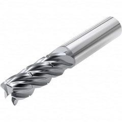 Niagara Cutter - 5/8" Diam 5 Flute Solid Carbide 0.0312" Corner Radius End Mill - Exact Tooling