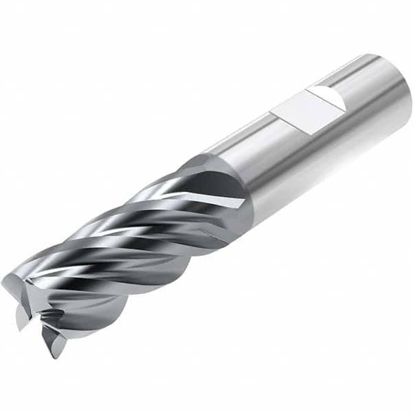 Niagara Cutter - 5/8" Diam 5 Flute Solid Carbide 0.0312" Corner Radius End Mill - Exact Tooling