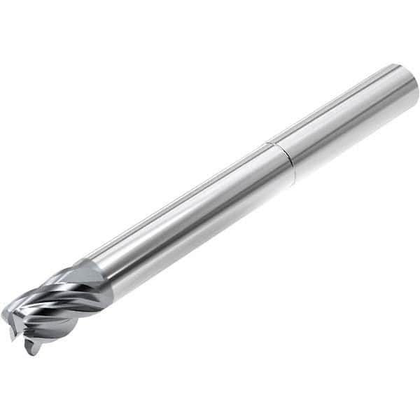 Niagara Cutter - 1/2" Diam 5 Flute Solid Carbide 0.0312" Corner Radius End Mill - Exact Tooling