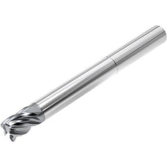 Niagara Cutter - 1/2" Diam 5 Flute Solid Carbide 0.12" Corner Radius End Mill - Exact Tooling