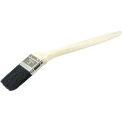 2″ Bent Radiator Brush, Black Bristle, 2-1/4″ Bristle Length, Wood Handle - Exact Tooling