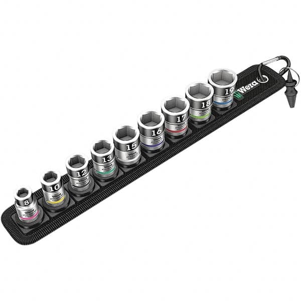 Wera - Hex & Torx Bit Socket Sets Type: Hex Bit Socket Set Drive Size: 3/8 - Exact Tooling