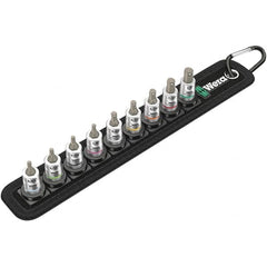 Wera - Hex & Torx Bit Socket Sets Type: Hex Bit Socket Set Drive Size: 1/4 - Exact Tooling
