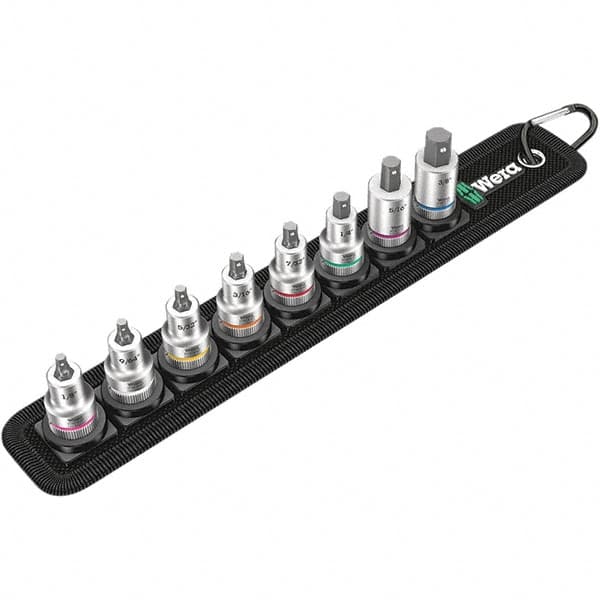 Wera - Hex & Torx Bit Socket Sets Type: Hex Bit Socket Set Drive Size: 3/8 - Exact Tooling