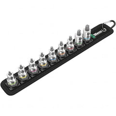 Wera - Hex & Torx Bit Socket Sets Type: Torx Bit Socket Set Drive Size: 3/8 - Exact Tooling