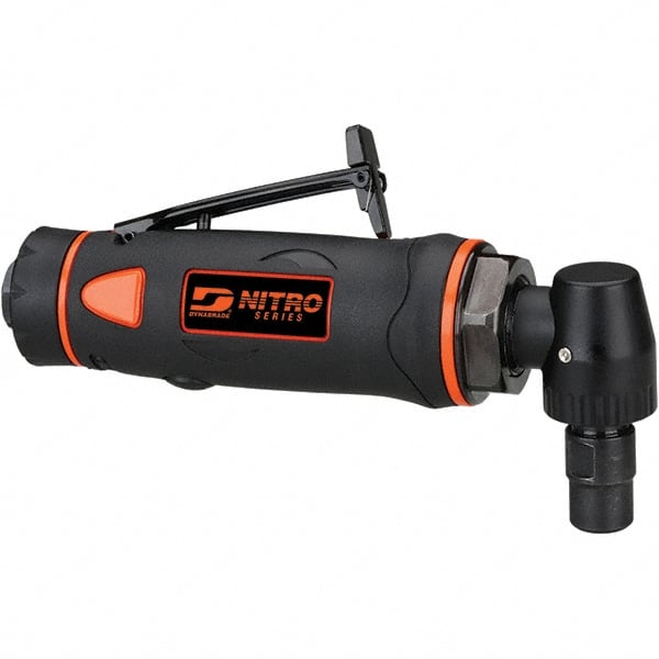 Dynabrade - Air Die Grinders Type: Angle Die Grinder Collet Size (mm): 6 - Exact Tooling