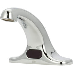 Zurn - Electronic & Sensor Faucets; Type: Sensor ; Style: Manual mixing valve ; Type of Power: Battery ; Spout Type: Standard ; Mounting Centers: 3 (Inch); Finish/Coating: Polished Chrome - Exact Tooling