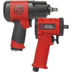Chicago Pneumatic - Air Impact Wrenches & Ratchets   Drive Size: 1/2    Handle Type: Palm Grip - Exact Tooling