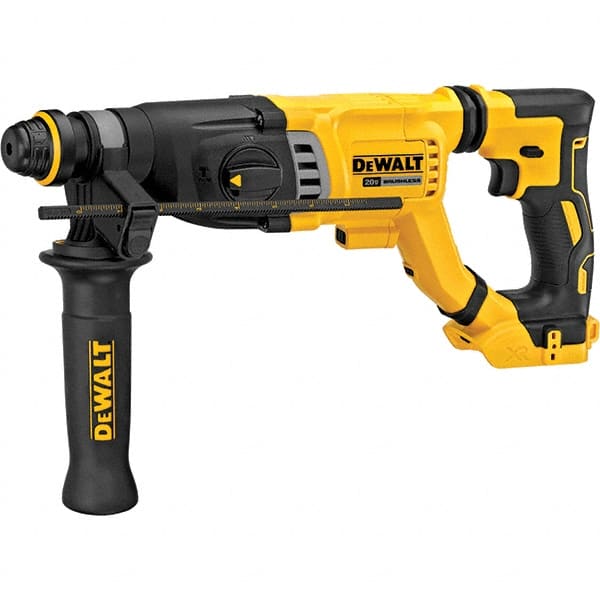 DeWALT - 20 Volt 1-1/8" SDS Plus Chuck Cordless Rotary Hammer - 4300 BPM, 1165 RPM, Reversible - Exact Tooling