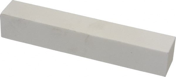 Norton - 150 Grit Aluminum Oxide Square Dressing Stick - 6 x 1 x 1, Very Fine Grade, Vitrified Bond - Exact Tooling
