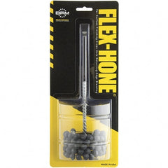 Brush Research Mfg. - 3-1/8" Bore Diam, 180 Grit, Silicon Carbide Flexible Hone - Medium, 1-1/2" OAL - Exact Tooling