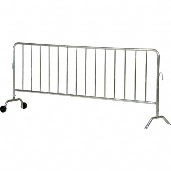 Vestil - Railing Barriers Type: Barricades Length (Inch): 99-11/16 - Exact Tooling