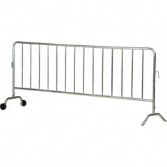 Vestil - Railing Barriers Type: Barricades Length (Inch): 99-11/16 - Exact Tooling