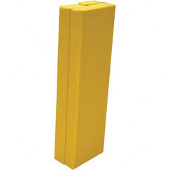 Vestil - 3" High, Column Protector - Fits 5" Columns, Yellow - Exact Tooling