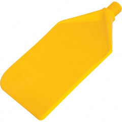 Carlisle - Sparta Yellow Nylon Mixing Paddle without Holes - 7-1/2" Overall Length - Exact Tooling