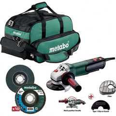 Metabo - Angle & Disc Grinders Type of Power: Corded Wheel Diameter (Inch): 4-1/2 - Exact Tooling