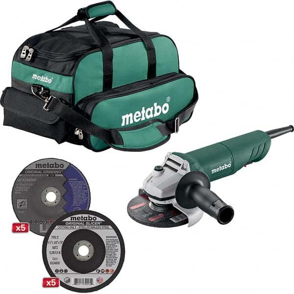 Metabo - Angle & Disc Grinders Type of Power: Corded Wheel Diameter (Inch): 4-1/2 - Exact Tooling