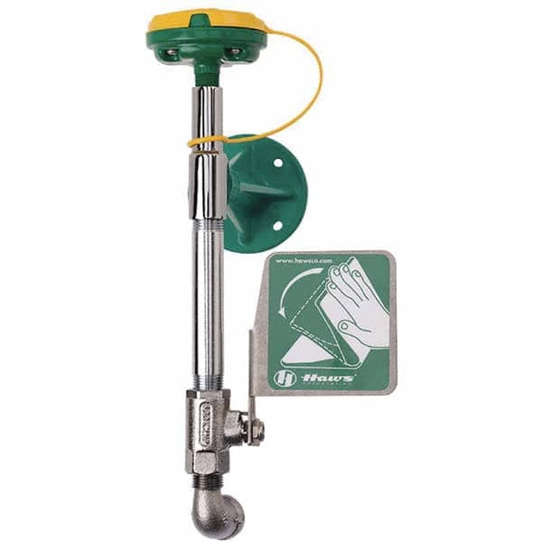 Haws - Plumbed Eye & Face Wash Stations Type: Eye/Face Wash Mount: Wall Mount - Exact Tooling