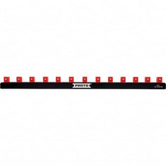 Stanley - Socket Holders & Trays Type: Clip Rail Drive Size: 3/8 - Exact Tooling