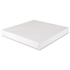 SCT - Paperboard Pizza Boxes,16 x 16 x 1 7/8, White, 100/Carton - Exact Tooling