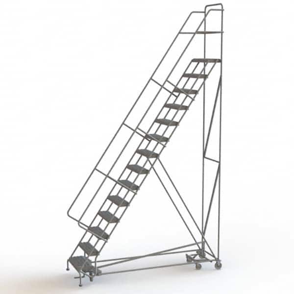 TRI-ARC - Rolling & Wall Mounted Ladders & Platforms Type: All-Directional Ladder Style: Rolling Safety Ladder - Exact Tooling