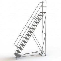 TRI-ARC - Rolling & Wall Mounted Ladders & Platforms Type: All-Directional Ladder Style: Rolling Safety Ladder - Exact Tooling