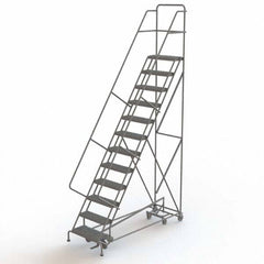 TRI-ARC - Rolling & Wall Mounted Ladders & Platforms Type: All-Directional Ladder Style: Rolling Safety Ladder - Exact Tooling