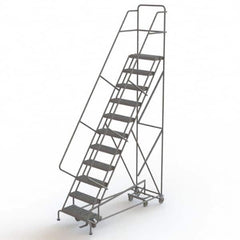 TRI-ARC - Rolling & Wall Mounted Ladders & Platforms Type: All-Directional Ladder Style: Rolling Safety Ladder - Exact Tooling