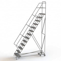 TRI-ARC - Rolling & Wall Mounted Ladders & Platforms Type: All-Directional Ladder Style: Rolling Safety Ladder - Exact Tooling