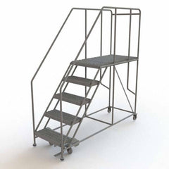 TRI-ARC - Rolling & Wall Mounted Ladders & Platforms Type: Rolling Work Platform Style: Steel Work Platform - Exact Tooling