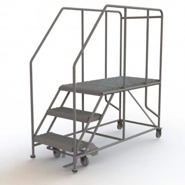 TRI-ARC - Rolling & Wall Mounted Ladders & Platforms Type: Rolling Work Platform Style: Steel Work Platform - Exact Tooling