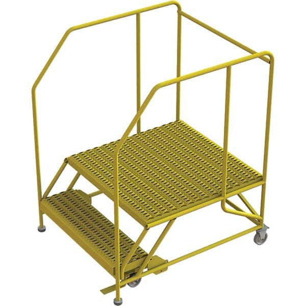 TRI-ARC - Rolling & Wall Mounted Ladders & Platforms Type: Rolling Work Platform Style: Steel Work Platform - Exact Tooling
