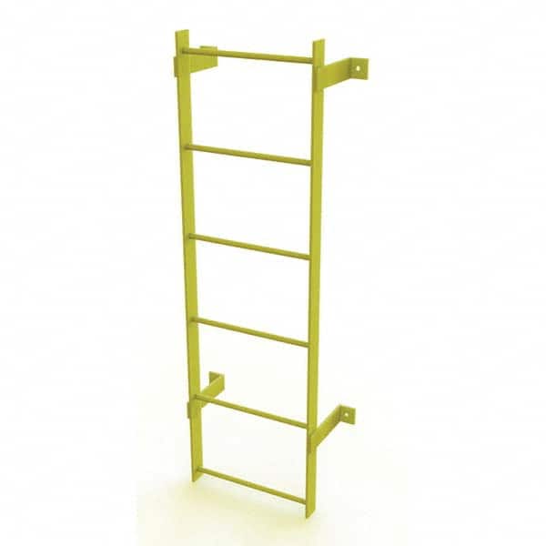 TRI-ARC - Rolling & Wall Mounted Ladders & Platforms Type: Fixed Ladder Style: Safety Cage - Exact Tooling