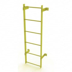 TRI-ARC - Rolling & Wall Mounted Ladders & Platforms Type: Fixed Ladder Style: Safety Cage - Exact Tooling