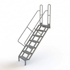TRI-ARC - Rolling & Wall Mounted Ladders & Platforms Type: Stairway Slope Ladder Style: Stair Unit - Exact Tooling