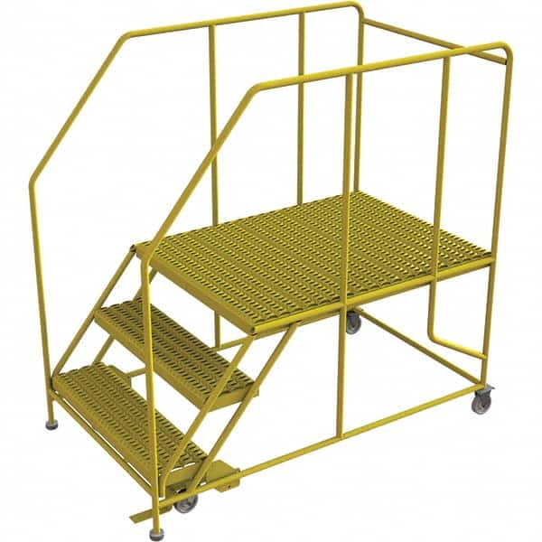 TRI-ARC - Rolling & Wall Mounted Ladders & Platforms Type: Rolling Work Platform Style: Steel Work Platform - Exact Tooling