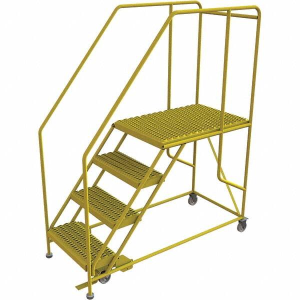 TRI-ARC - Rolling & Wall Mounted Ladders & Platforms Type: Rolling Work Platform Style: Steel Work Platform - Exact Tooling