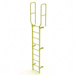 TRI-ARC - Rolling & Wall Mounted Ladders & Platforms Type: Fixed Ladder Style: Safety Cage - Exact Tooling