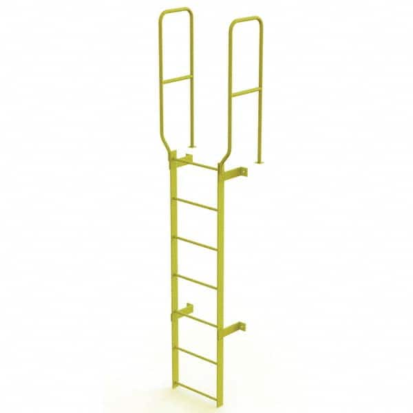 TRI-ARC - Rolling & Wall Mounted Ladders & Platforms Type: Fixed Ladder Style: Safety Cage - Exact Tooling