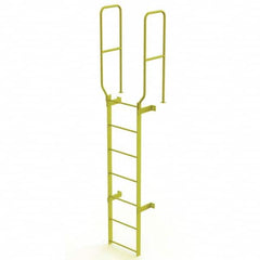 TRI-ARC - Rolling & Wall Mounted Ladders & Platforms Type: Fixed Ladder Style: Safety Cage - Exact Tooling
