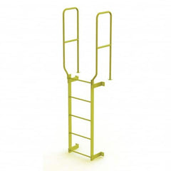 TRI-ARC - Rolling & Wall Mounted Ladders & Platforms Type: Fixed Ladder Style: Safety Cage - Exact Tooling