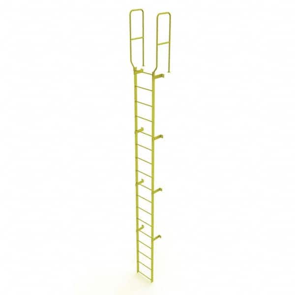 TRI-ARC - Rolling & Wall Mounted Ladders & Platforms Type: Fixed Ladder Style: Safety Cage - Exact Tooling