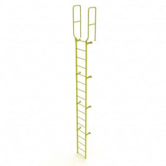 TRI-ARC - Rolling & Wall Mounted Ladders & Platforms Type: Fixed Ladder Style: Safety Cage - Exact Tooling